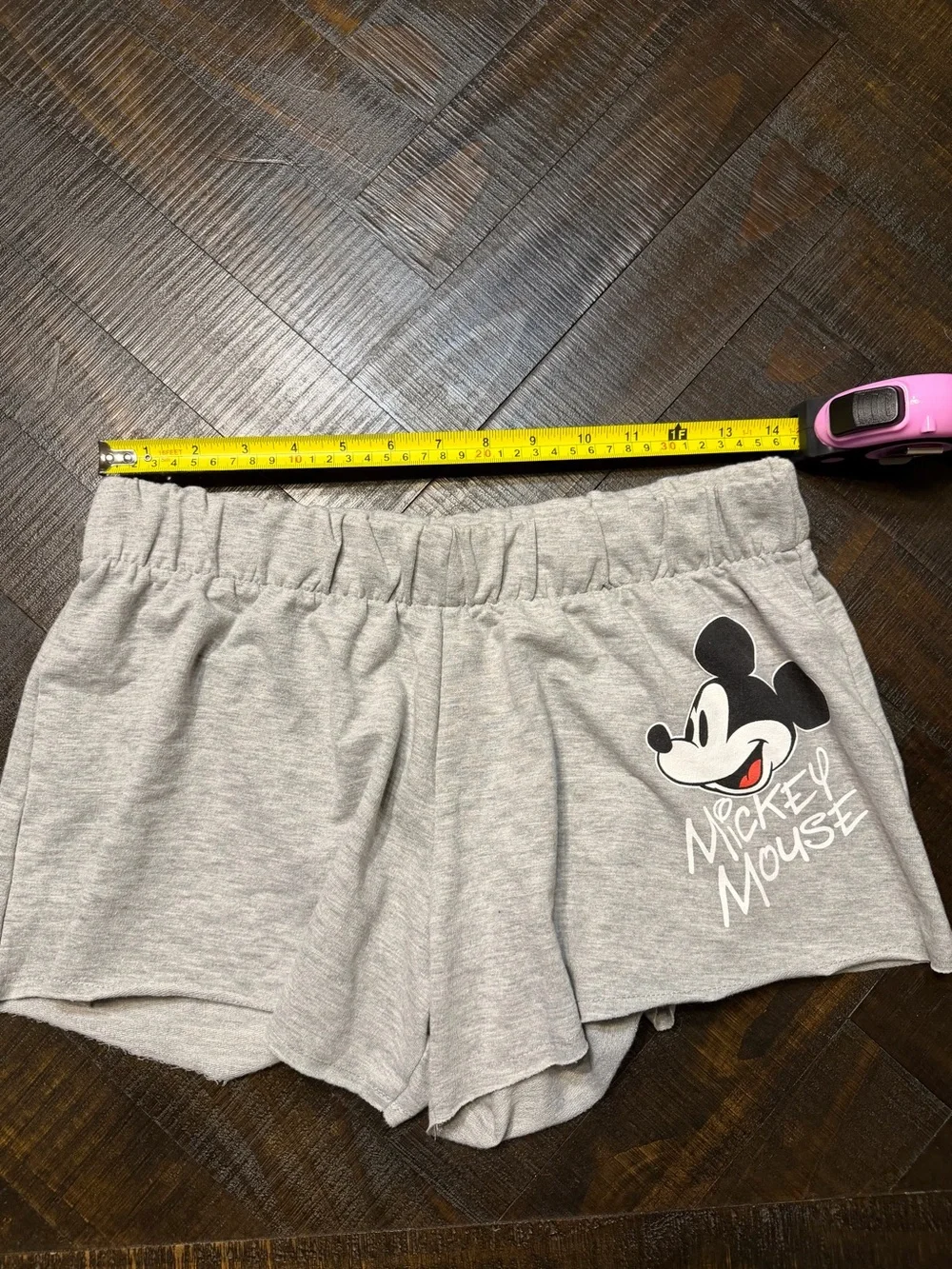 Disney Mickey Mouse Light Gray Athletic Lounge Shorts